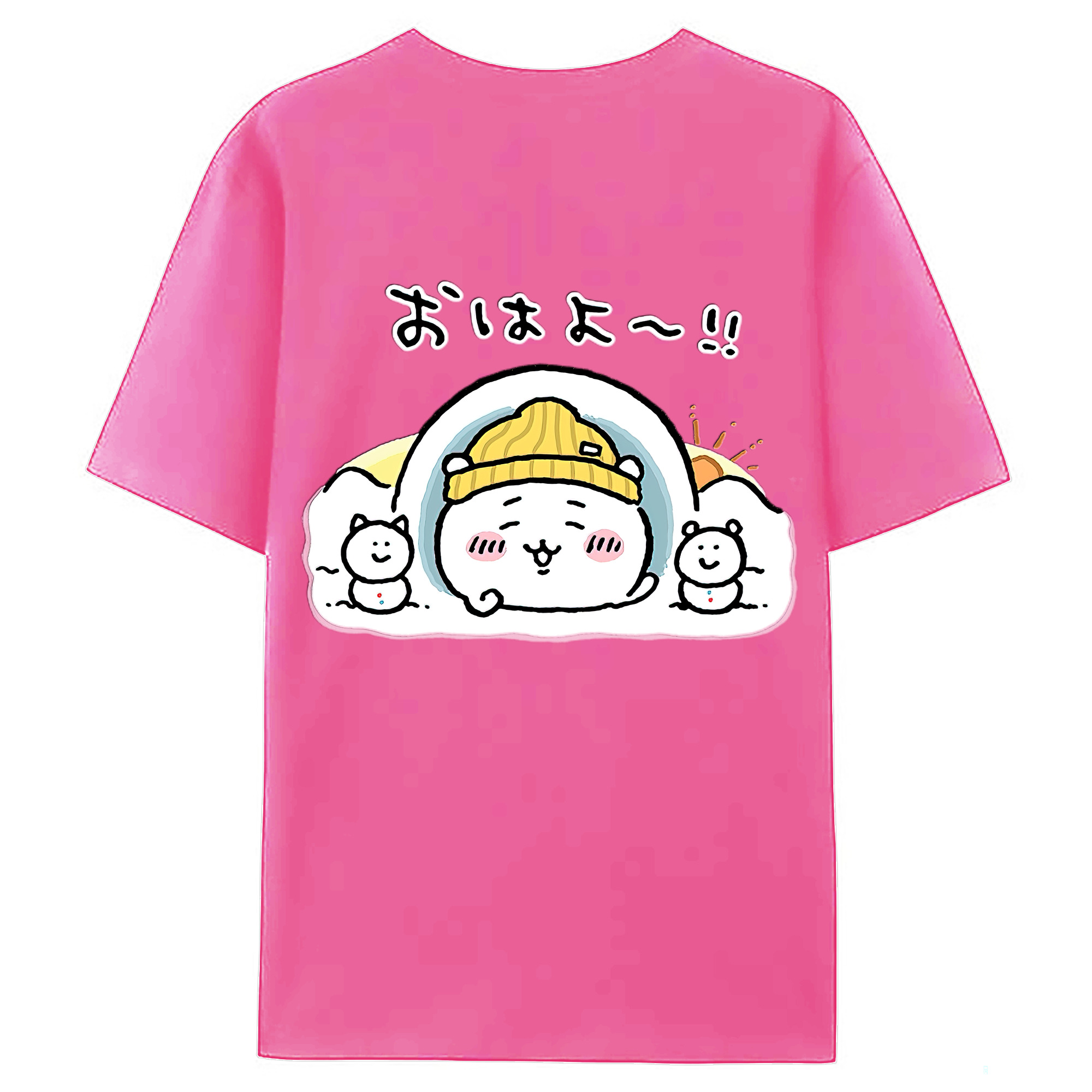 （画像用） ちいかわ ちいかわ Chii-kawa chiikawa レディース半袖Tシャツ(バックプリント)